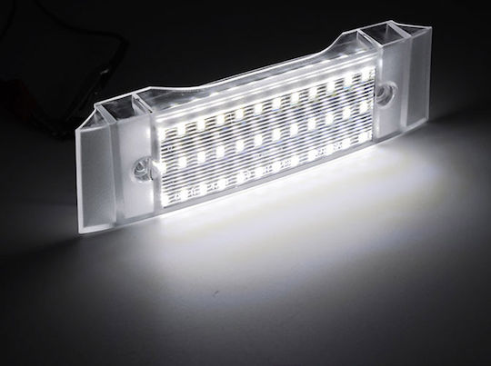 Vinstar License Plate Lights Led 12V for Fiat Talento Nissan NV300 Opel Vivaro Renault Trafic