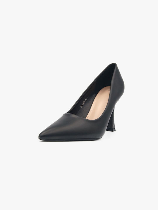 Joya Pointed Toe Black Heels