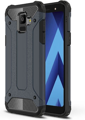 Hurtel Plastic Back Cover Durable Blue (Galaxy J6)