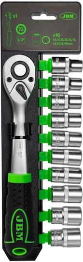 JBM Ratschen- & Steckschlüssel-Sets 1\2" 12Stück