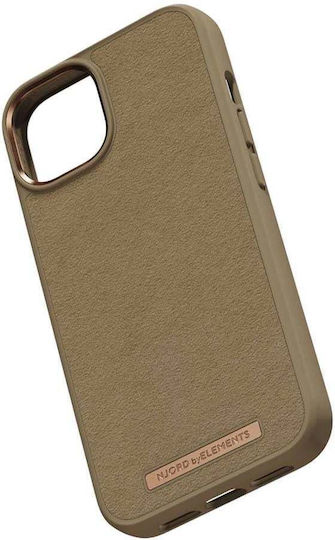 Njord Suede Comfort+ Back Cover Υφασμάτινο 2mm Camel (iPhone 14 Plus)