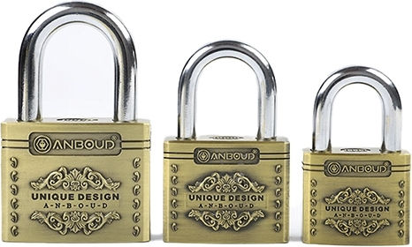 Steel Padlock Brass with Key 70mm 1pcs