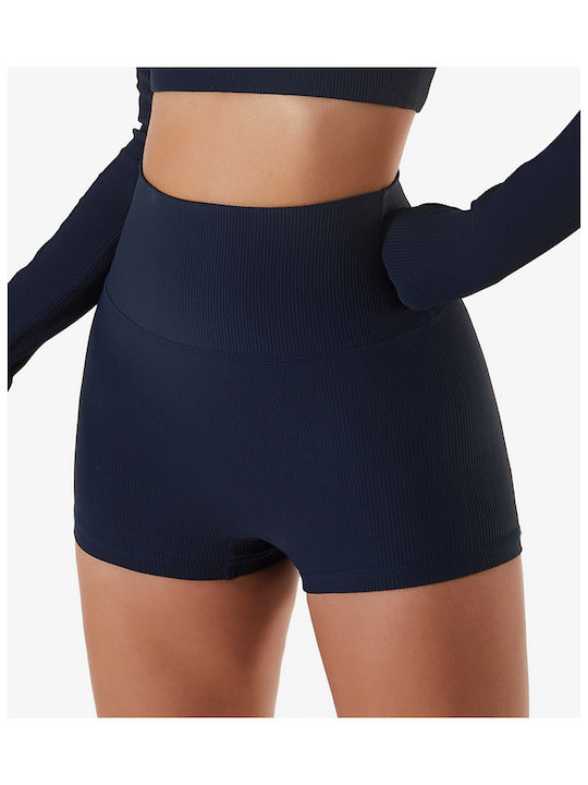 La Lolita Amsterdam Women's Training Legging Shorts Navy Blue