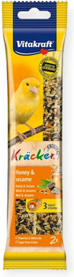 Vitakraft Kräcker Duo Food Sticks for Canaries με Μέλι & Σουσάμι 2τμχ 100gr