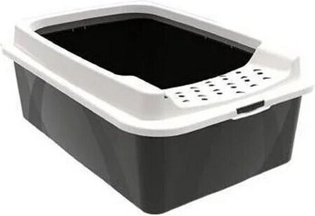 Rotho My Pet Bonnie Eco Katzenbecken Schwarz L57.2 x B39.3 x H20.9cm