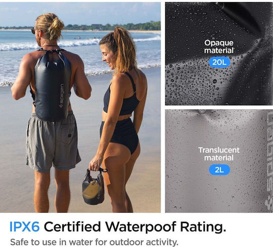 Spigen AquaShield A630 Waterproof Bag Backpack Black