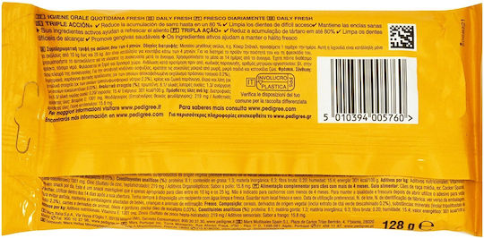 Pedigree Dentastix Daily Fresh Chicken Dog Dental Stick against Bad Breath for Medium Breeds 128gr 5pcs