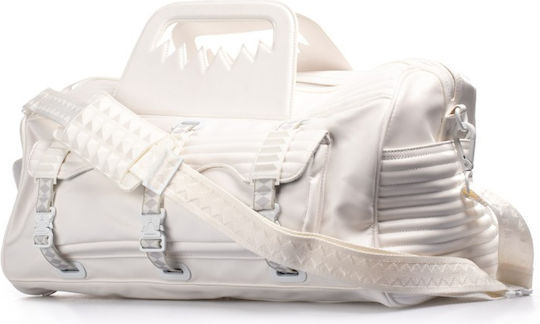 Sprayground Futuretraveler Duffel Σακ Βουαγιάζ Λευκό από Δερματίνη