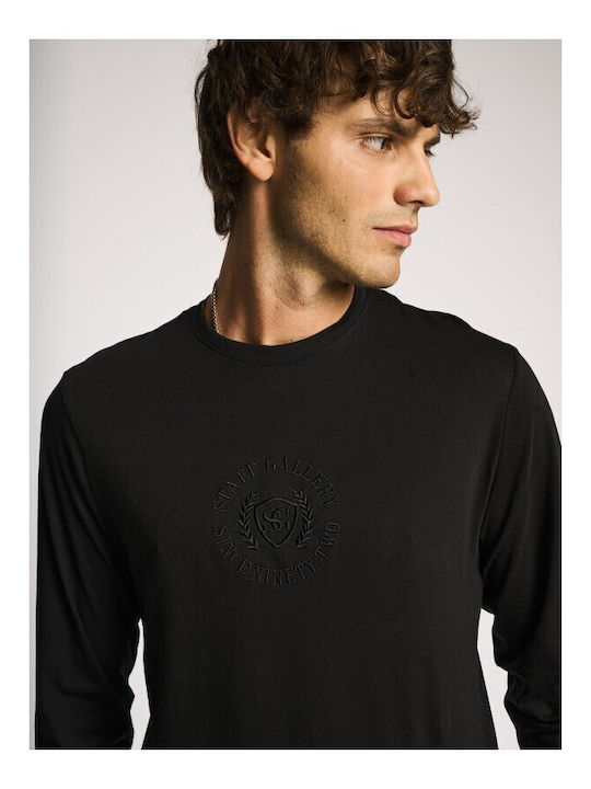 Staff Men's Long Sleeve Blouse Black