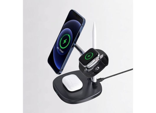 Wiwu Kabelloses Ladegerät (Qi Pad) 15W Schwarzs (M8 Power Air)