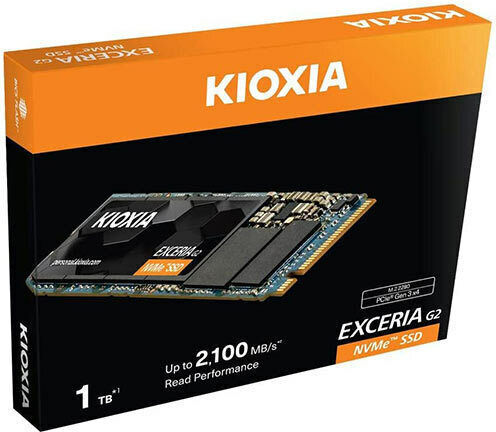 Kioxia Exceria G2 SSD 1TB τύπου M.2 με σύνδεση PCI Express 3.0 LRC20Z001TG8