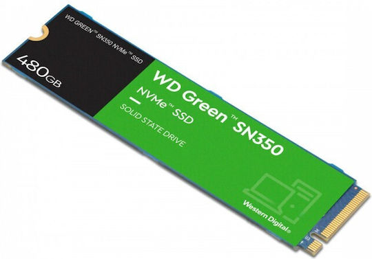 Western Digital Green SN350 SSD 480ГБ M.2 NVMe PCI Express 4.0 WDS480G2G0C