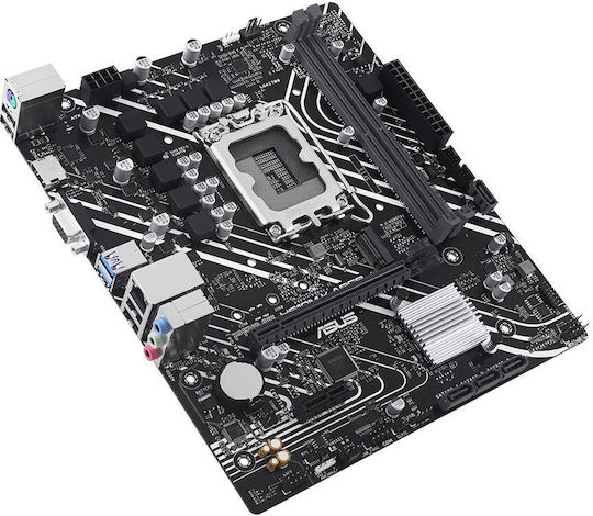 Asus Prime H610M-K ARGB Motherboard Micro ATX with Intel 1700 Socket