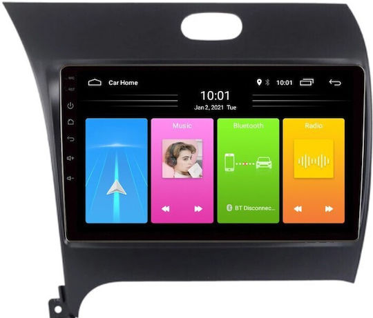 PerVoi Car Audio System 2DIN (Bluetooth/USB/WiFi/GPS/Apple-Carplay/Android-Auto) with Touch Screen 9"