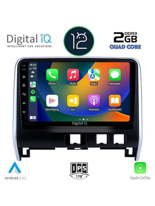 Digital IQ Auto-Audiosystem für Nissan Serena 2016> (Bluetooth/USB/WiFi/GPS/Apple-Carplay/Android-Auto) mit Touchscreen 10"