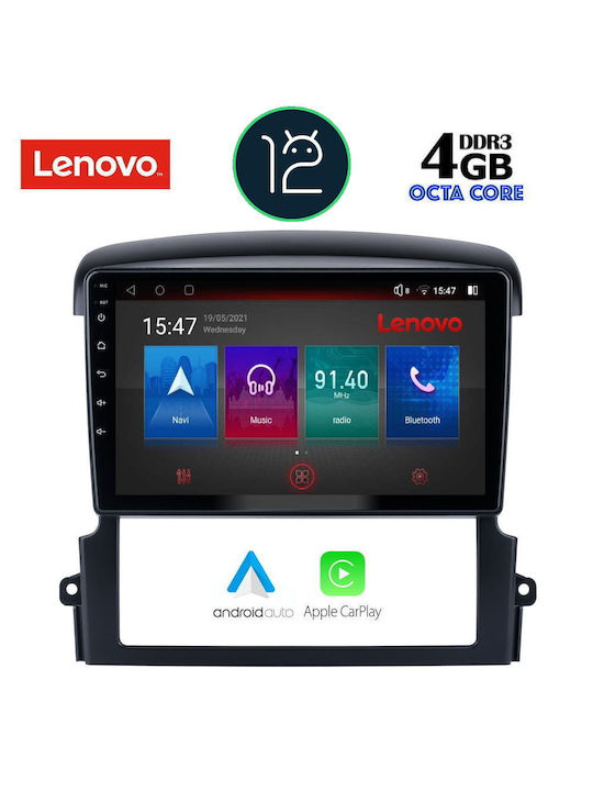 Lenovo Car-Audiosystem für Kia Sorento 2006-2009 (Bluetooth/USB/AUX/WiFi/GPS/Apple-Carplay) mit Touchscreen 9"