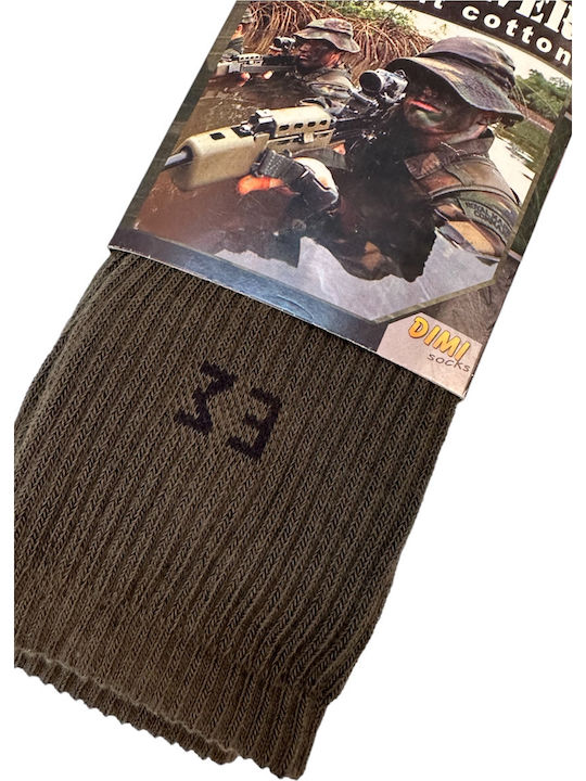 Dimi Socks Ανδρικές Κάλτσες Χακί