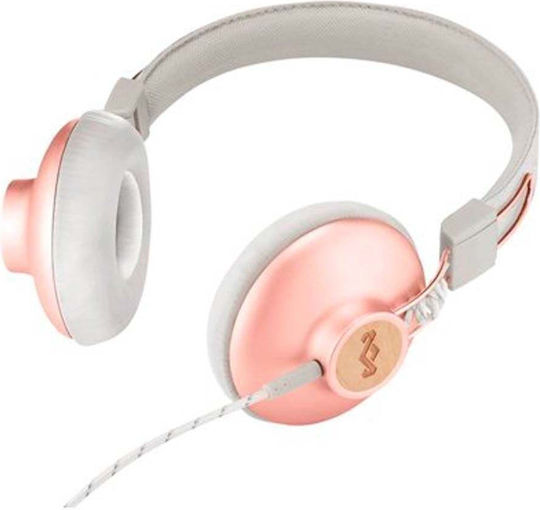 The House Of Marley Positive Vibration 2.0 Wired On Ear Headphones White / Pink