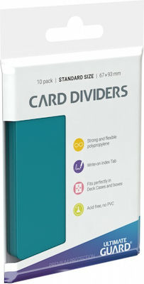 Ultimate Guard Card Dividers 10τμχ Standard Petrol Blue