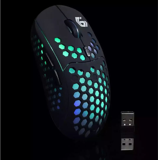 Gembird MUSG-RAGNAR-WRX500 Ασύρματο RGB Gaming Ποντίκι Μαύρο
