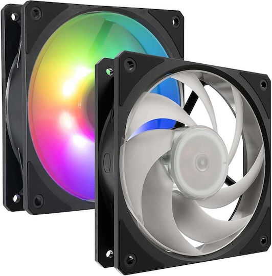 CoolerMaster Ventilator Pentru Carcasă MOBIUS 140P (1900rpm / 76.5cfm) cu Iluminare ARGB și Conexiune 4-Pin PWM