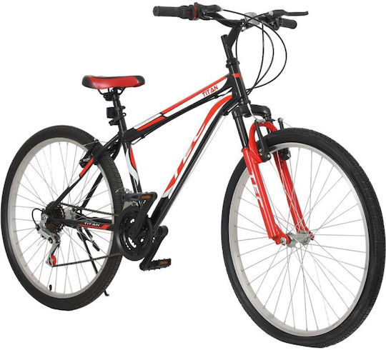 TEC Titan 24" Κόκκινο Mountain Bike με 21 Ταχύτητες