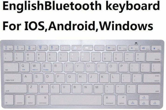 20650 Wireless Bluetooth Keyboard Only for Tablet English US White