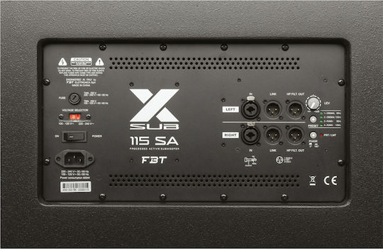 FBT X-Sub 115SA FBT00603 Autoîntăritor Subwoofer PA 1200W 15" 45.5x57x58.6cm.