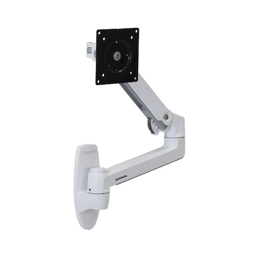 Ergotron LX Perete Suport Monitor până la 34" cu Braț Albă