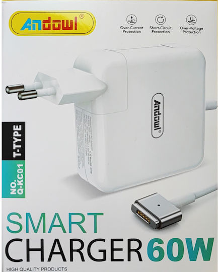 Andowl Laptop-Ladegerät 60W für Apfel