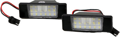 License Plate Lights for Nissan Juke / Qashqai / X-Trail 2pcs