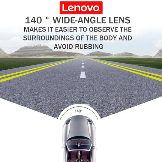 Lenovo 1080P Windshield Car DVR, 2" Display with Adhesive Tape