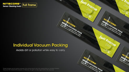 NiteCore Sensor Cleaning Swabs 24mm for Full Frame Sensor-Reinigung