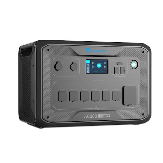 Bluetti AC300 Expandable No Battery Power Station Capacity 3072Wh AC300-EU-BK-BL-00