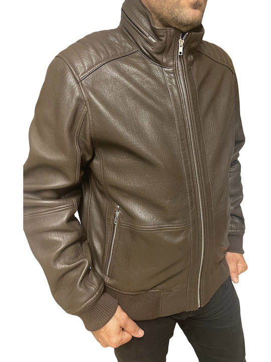 Leather Jacket Brown