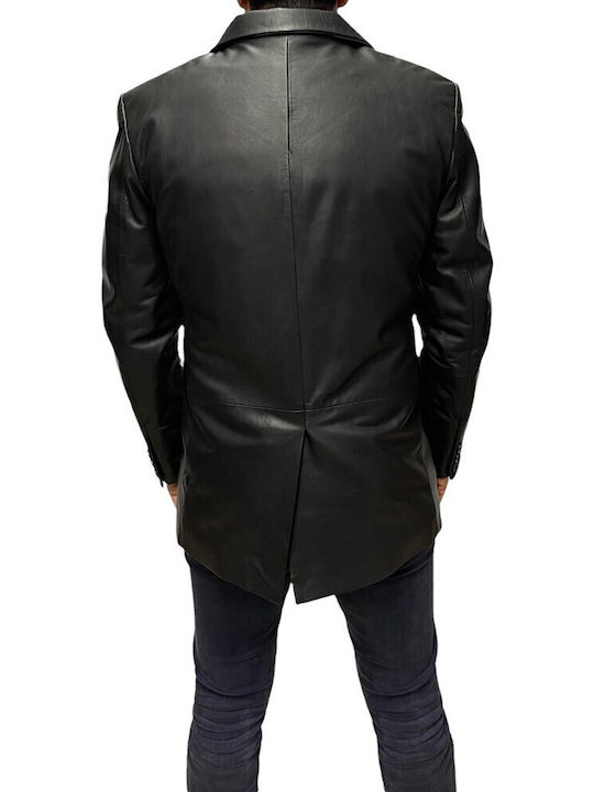 Jacket Leather Winter Jacket Black