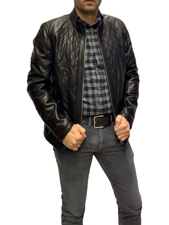 Leather Jacket Biker Black