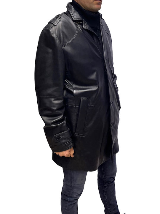 Da-335 Leather Jacket Black