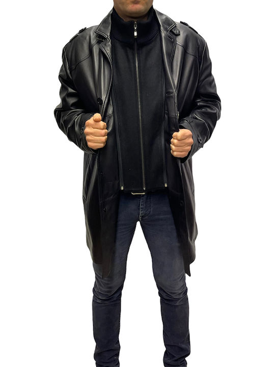 Da-335 Leather Jacket Black