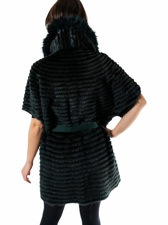 Women's Long Fur Green