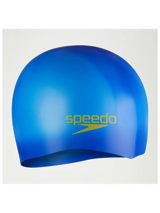 Speedo Silicone Kids Swimming Cap Blue