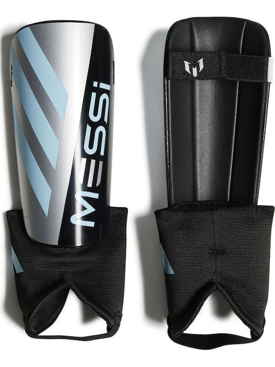 adidas Messi Match Kids Soccer Shin Protectors Gray IA0870
