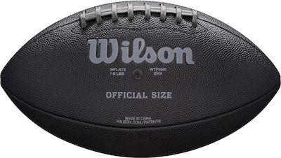 Wilson NFL Jet Black Official FB Game Ball Mingea de Rugby Neagră