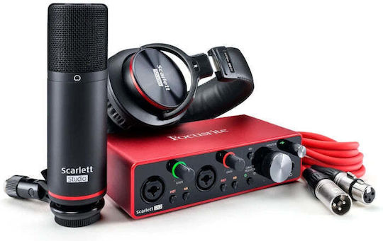 Focusrite Scarlett 2i2 Studio 4th Gen & Microfon & Căști | Skroutz