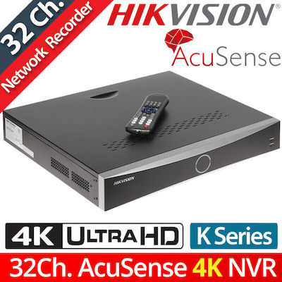 Hikvision Înregistrare video NVR cu rezoluție 4K DS-7732NXI-K4