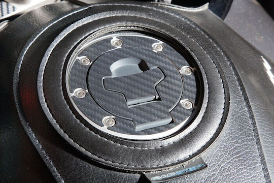 Moto Discovery Αυτοκόλλητο Τάπας Ρεζερβουάρ Μαύρο