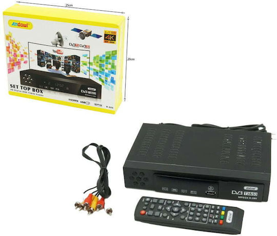 Andowl QY-H06 QY-H06 Ψηφιακός Δέκτης Mpeg-4 Full HD (1080p) Συνδέσεις HDMI / USB