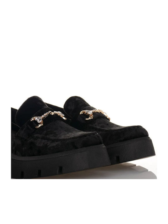 Damen Loafers in Schwarz Farbe
