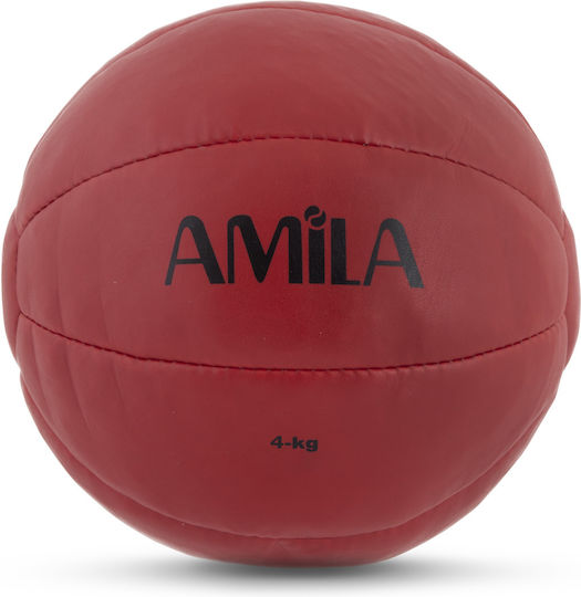 AMILA Топка Медицина 77см , 4кг в Червен Цвят