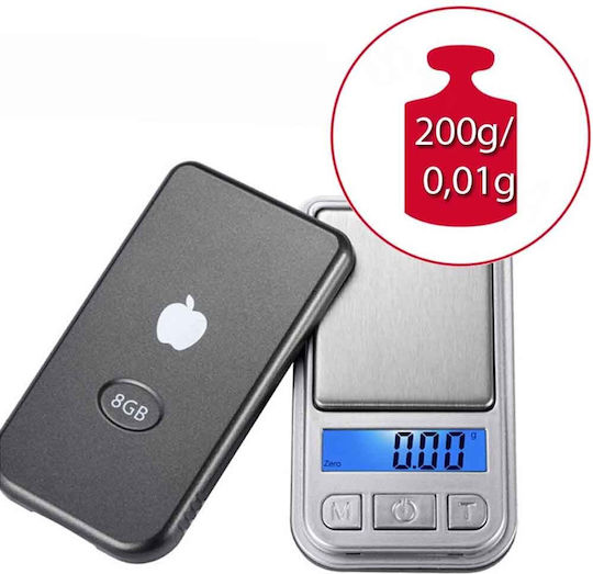 Andowl Mini2200 Electronic Precision Commercial Scale with Weighing Capacity of 0.200kg and Division 0.01gr